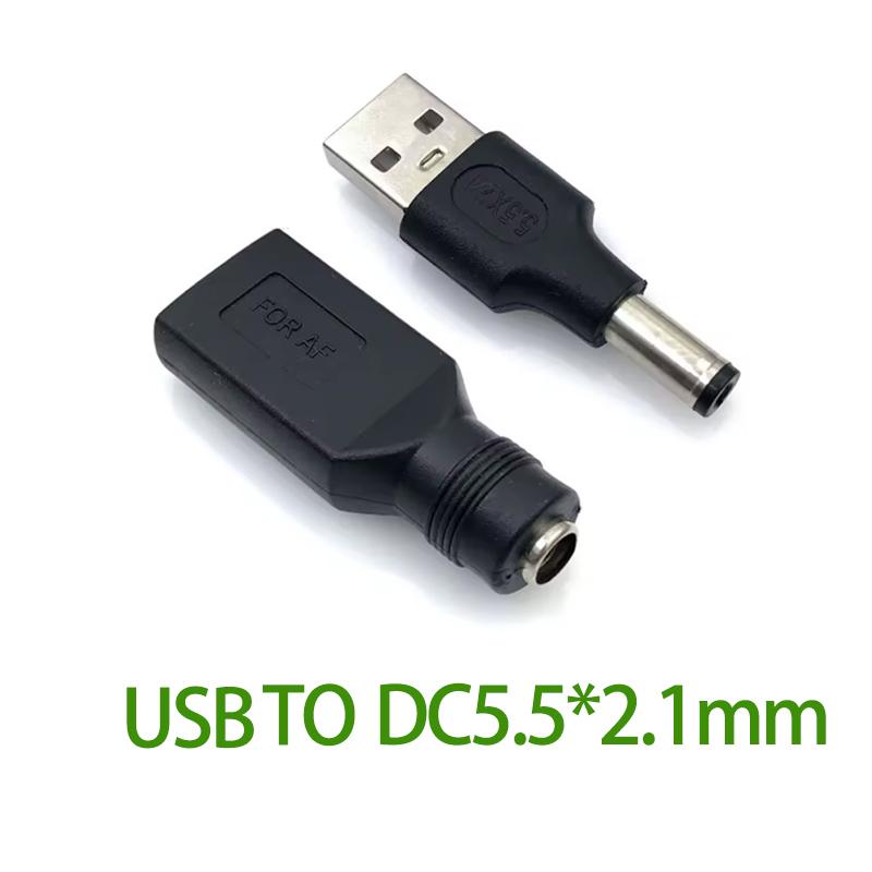 DC Adapter Plug USB Male Female To DC Male Female DC 5.5*2.1MM Power Converter 5V Plug Charging Adapter
DC Adapter Plug USB Male Female To DC Male Female DC 5.5*2.1MM Power Converter 5V Plug Charging Adapter