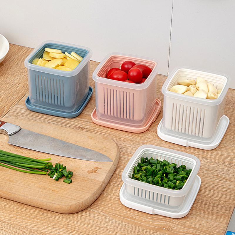 NEW Refrigerator Storage Box Food Vegetable Fruit Storage Box Fridge Organizer Drain Basket Meat Onion Ginger Clear Crisper
NEW Refrigerator Storage Box Food Vegetable Fruit Storage Box Fridge Organizer Drain Basket Meat Onion Ginger Clear Crisper