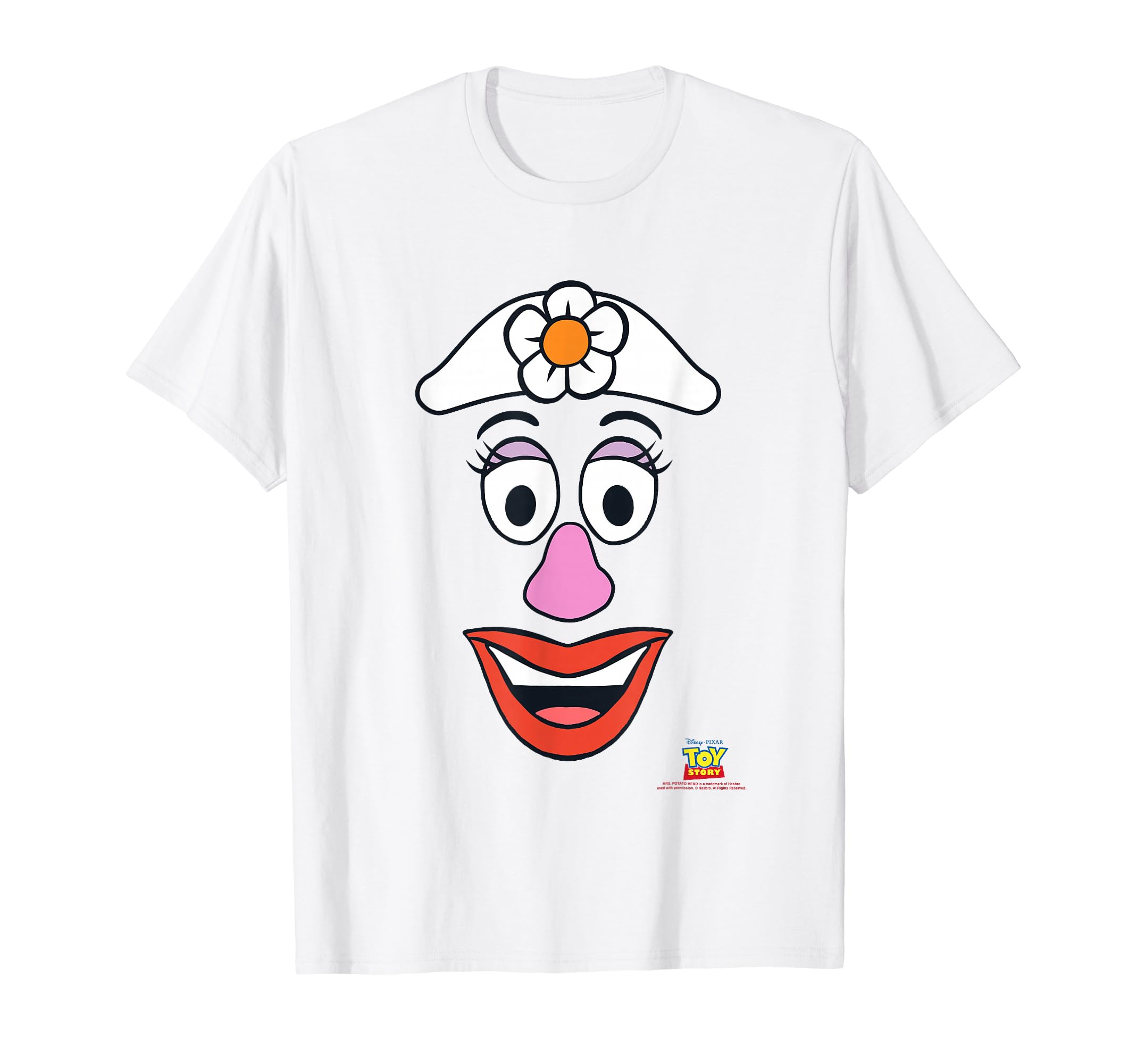 Disney Pixar Toy Story Mrs. Potato Head Big Face T-Shirt
Disney Pixar Toy Story Mrs. Potato Head Big Face T-Shirt