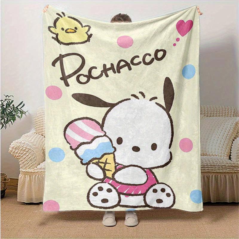1pc Sanrio Pochacco Home Decor Flannel Blanket: Perfect Gift for Bedroom, Living Room, Travel, Camping, Car, Beach, Office Naps, Ideal Sofa Blanket & 130x150cm
1pc Sanrio Pochacco Home Decor Flannel Blanket: Perfect Gift for Bedroom, Living Room, Travel, Camping, Car, Beach, Office Naps, Ideal Sofa Blanket & 130x150cm