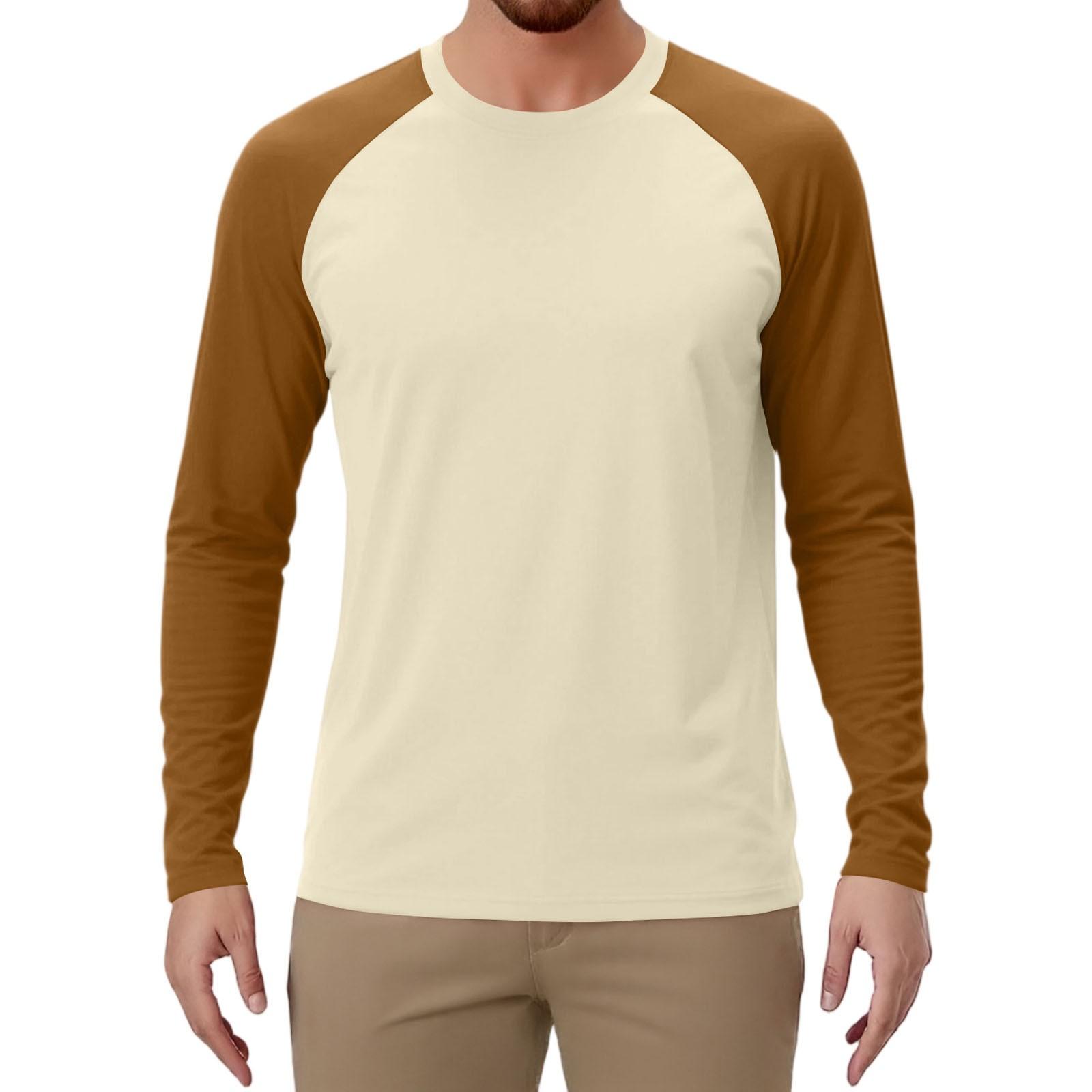 Мужской спортивный топ с длинным рукавом реглан контрастного цвета XXXL бежевый
Мужской спортивный топ с длинным рукавом реглан контрастного цвета XXXL бежевый