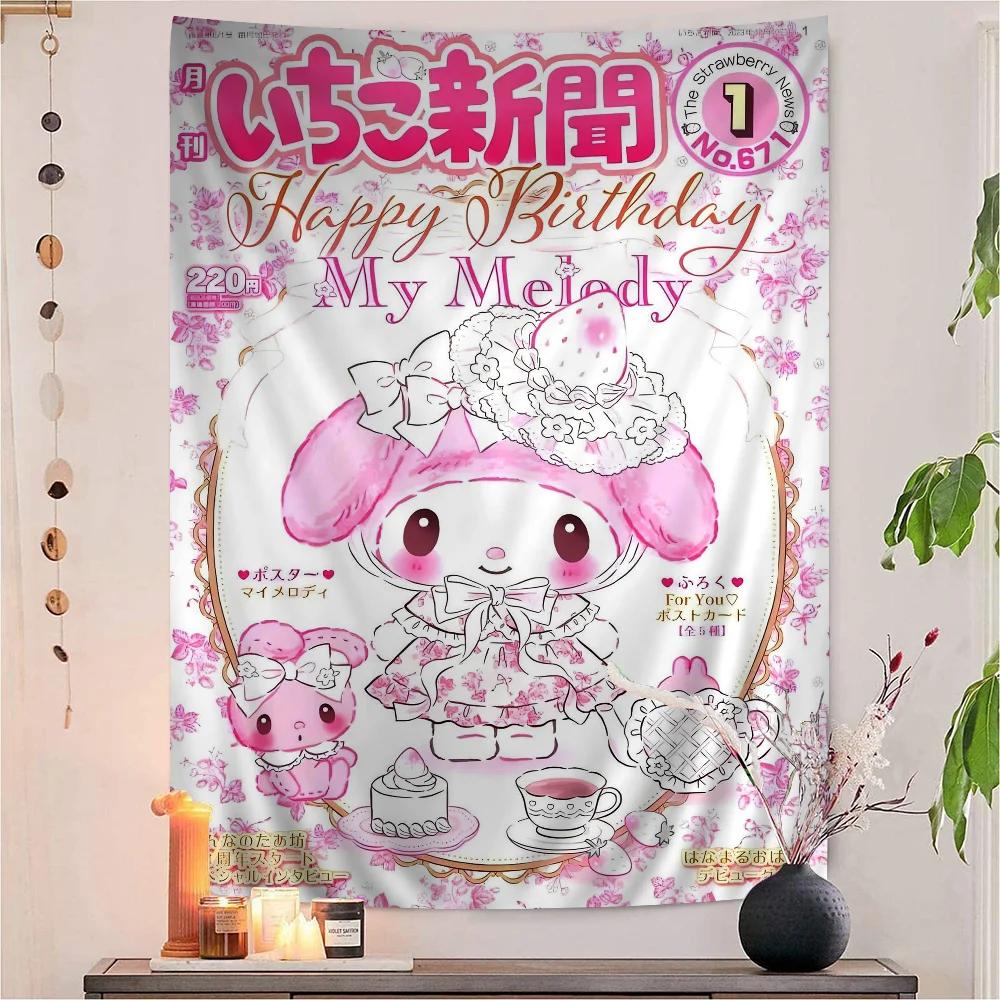 1Pc My Melody Pink Tapestry Cute Anime Tarot Hippie Wall Hanging for Dorm Wall Art Decor 74x94cm(29x37in)
1Pc My Melody Pink Tapestry Cute Anime Tarot Hippie Wall Hanging for Dorm Wall Art Decor 74x94cm(29x37in)