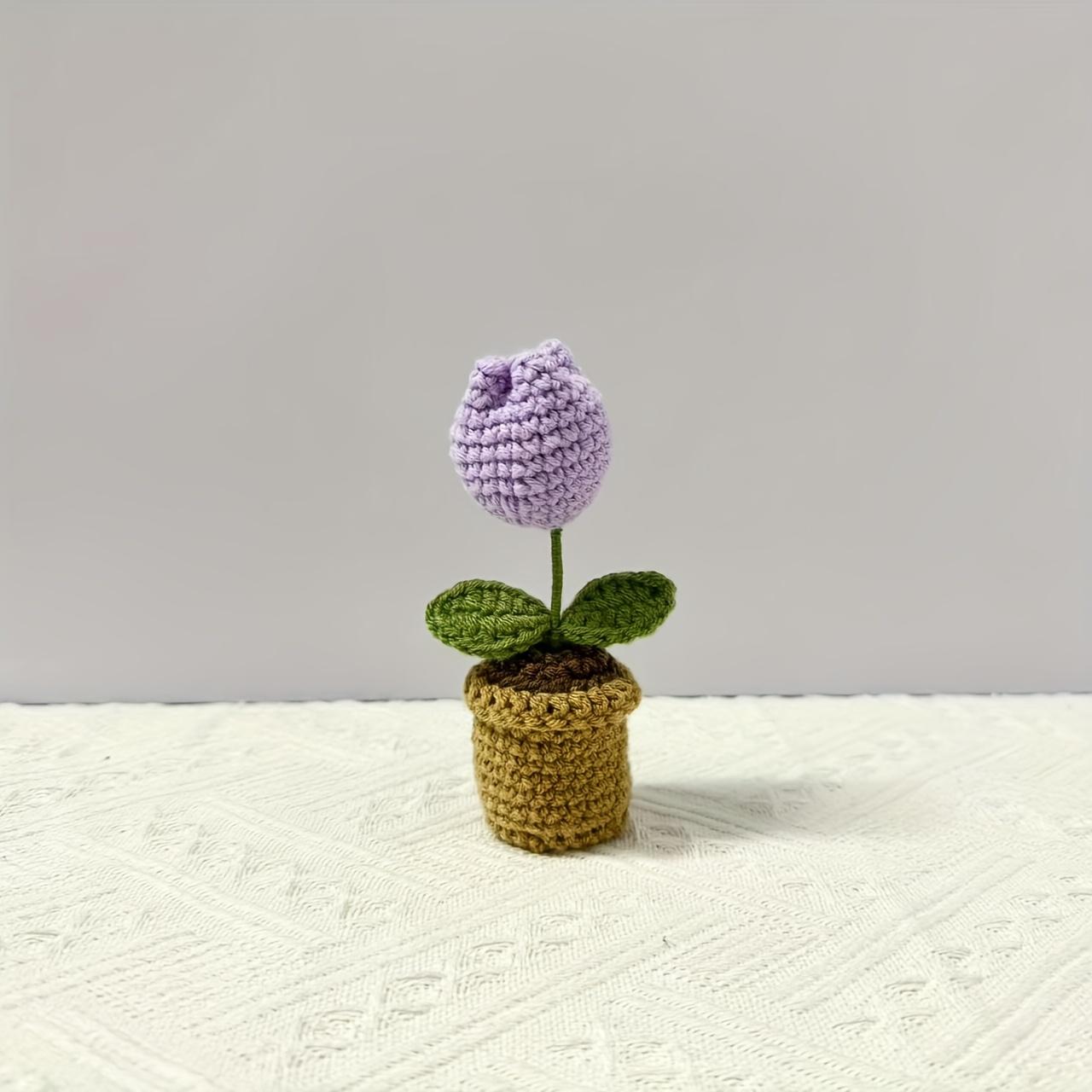 Simulated Flower Hand Woven Small Potted Plant Tulip Sunflower Hook Weaving Desktop Decoration Simulated Flower Ornament Gift
Simulated Flower Hand Woven Small Potted Plant Tulip Sunflower Hook Weaving Desktop Decoration Simulated Flower Ornament Gift