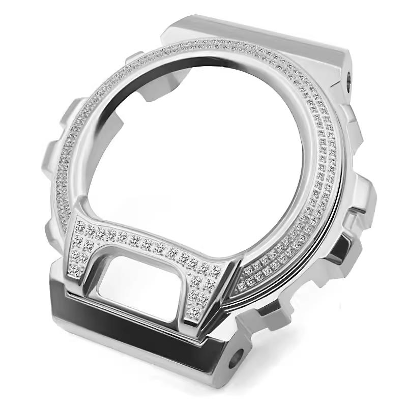 Металевий корпус Ремінець Для Casio DW-6900 Модифікований Корпус з Нержавіючої Сталі 316L з Браслетом, Інкрустованим Діамантами, Ремінець для Годинника Райдужного Кольору DW-6900
Металевий корпус Ремінець Для Casio DW-6900 Модифікований Корпус з Нержавіючої Сталі 316L з Браслетом, Інкрустованим Діамантами, Ремінець для Годинника Райдужного Кольору DW-6900