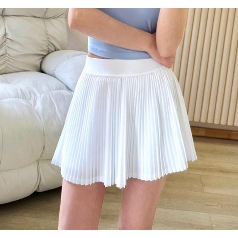 Breathable Sports Short Skirt Covers Buttocks To Show Slimming Outdoor Fitness Tennis Dress Anti-exposure Yoga Pleated Women M белый
Breathable Sports Short Skirt Covers Buttocks To Show Slimming Outdoor Fitness Tennis Dress Anti-exposure Yoga Pleated Women M белый
