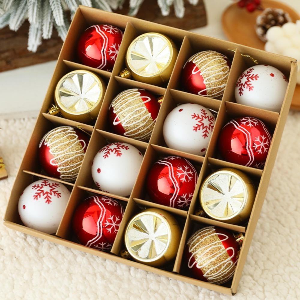 16Pcs Plastic Christmas Balls Set Small Holiday Decoration Christmas Tree Ornament Merry Christmas Decoration Hanging Balls 1.5cm
16Pcs Plastic Christmas Balls Set Small Holiday Decoration Christmas Tree Ornament Merry Christmas Decoration Hanging Balls 1.5cm