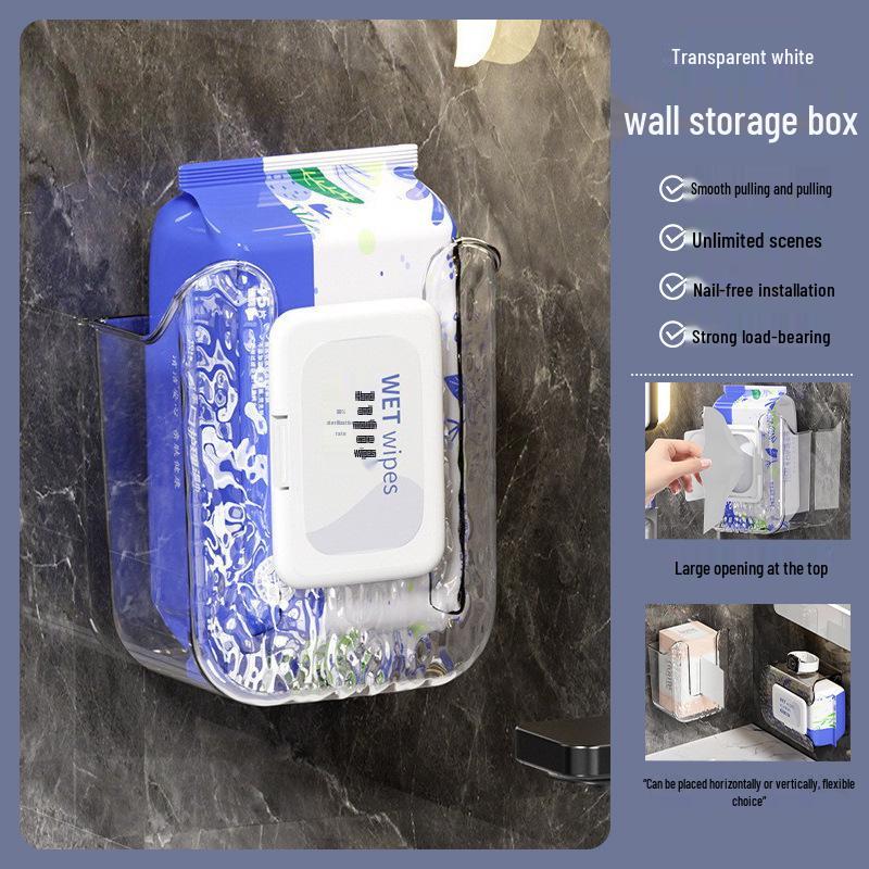Light Luxury Wall-Mounted Facial Wipes Storage Box - Punch-Free Pull-Out Tissue Organizer OPP Bag
Light Luxury Wall-Mounted Facial Wipes Storage Box - Punch-Free Pull-Out Tissue Organizer OPP Bag