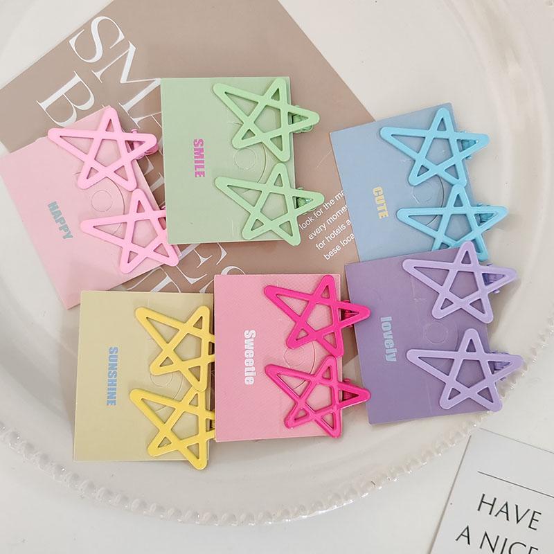 2pc Colorful Star Hairpin Hair Side Clips Claw for Kids Childs Women Girls Vintage Gift Hair Accessories Ornamen
2pc Colorful Star Hairpin Hair Side Clips Claw for Kids Childs Women Girls Vintage Gift Hair Accessories Ornamen