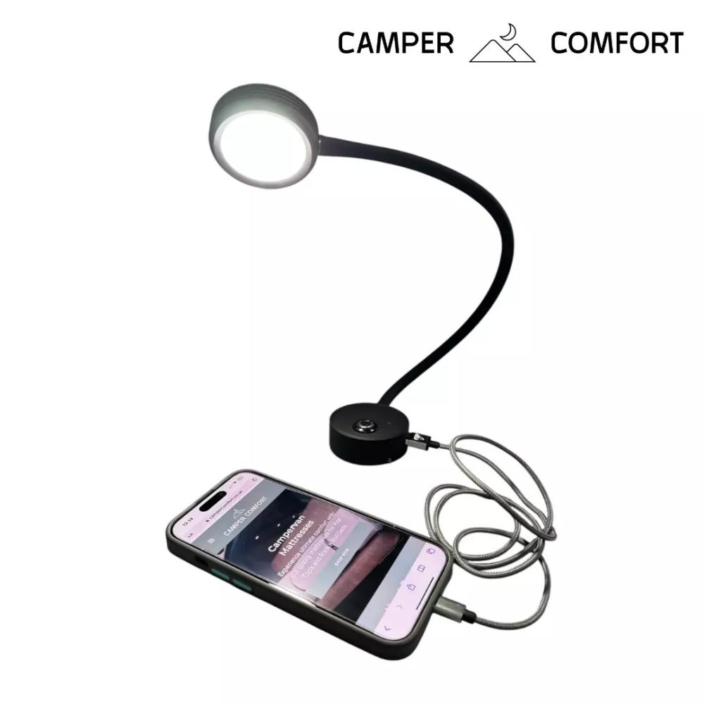 1PC 12v LED Campervan Flexible Reading Map Light with USB Adjustable Color for VW T5/T6 Motorhome Caravan Accessories
1PC 12v LED Campervan Flexible Reading Map Light with USB Adjustable Color for VW T5/T6 Motorhome Caravan Accessories