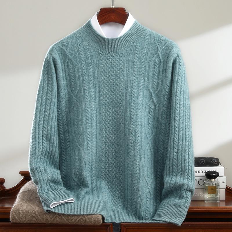 Men s 420g Thick Cashmere Half-High Collar Sweater - New Winter Wool Knit Pullover XXXL
Men s 420g Thick Cashmere Half-High Collar Sweater - New Winter Wool Knit Pullover XXXL