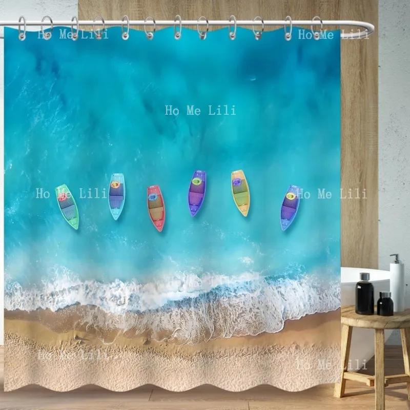 Summer Sunny Beach Art Shower Sea Surfing Bathroom Curtains Minimalist Bath Decor Waterproof Plastic Curtain With 12 Hook W60H190(CM)-1 Pcs
Summer Sunny Beach Art Shower Sea Surfing Bathroom Curtains Minimalist Bath Decor Waterproof Plastic Curtain With 12 Hook W60H190(CM)-1 Pcs