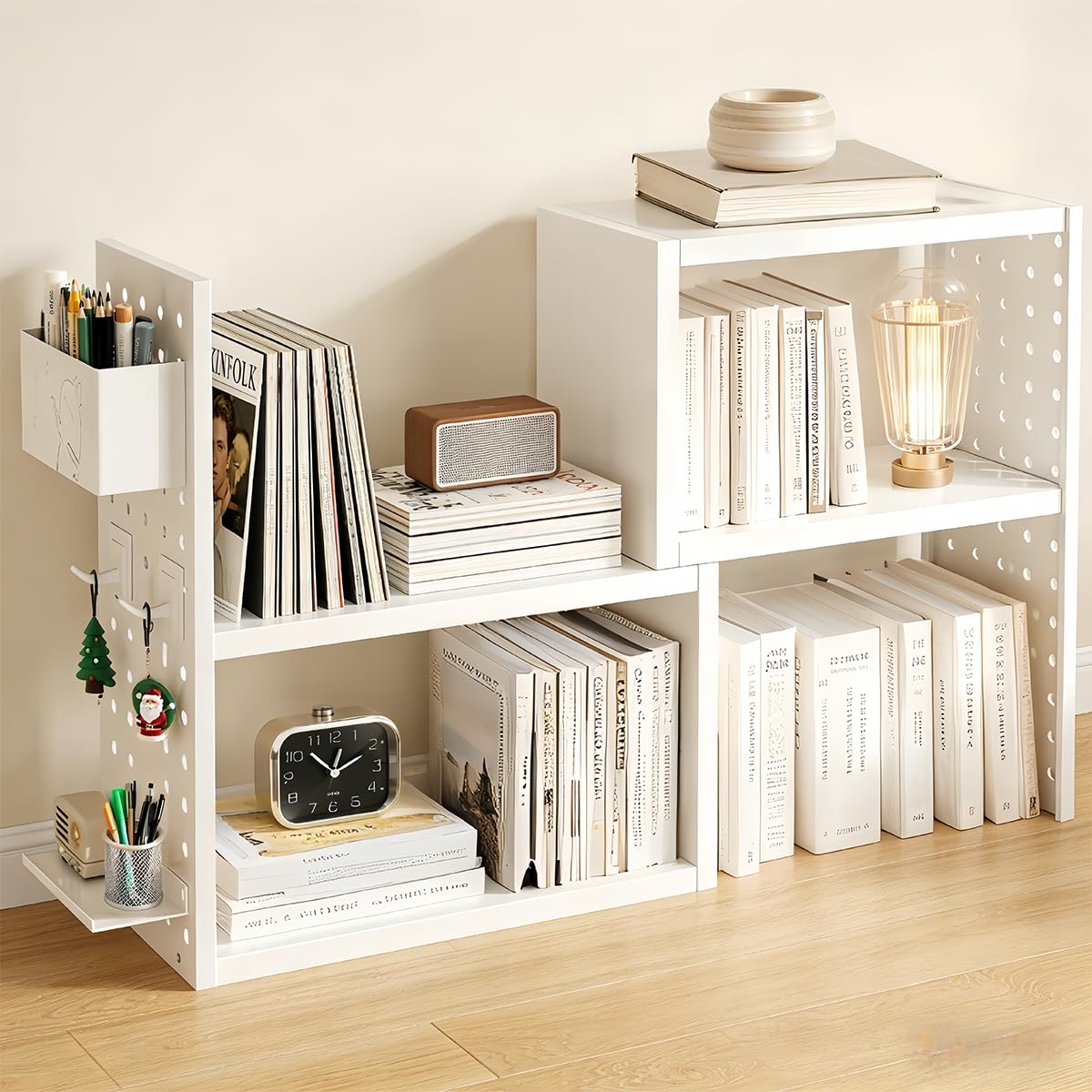 Desktop with Perforated Desktop Desk Storage Home Remote Easy Instructions Included Rack, Extendable, Board, 61x15x46.5cm (Extendable Range Approx. белый
Desktop with Perforated Desktop Desk Storage Home Remote Easy Instructions Included Rack, Extendable, Board, 61x15x46.5cm (Extendable Range Approx. белый