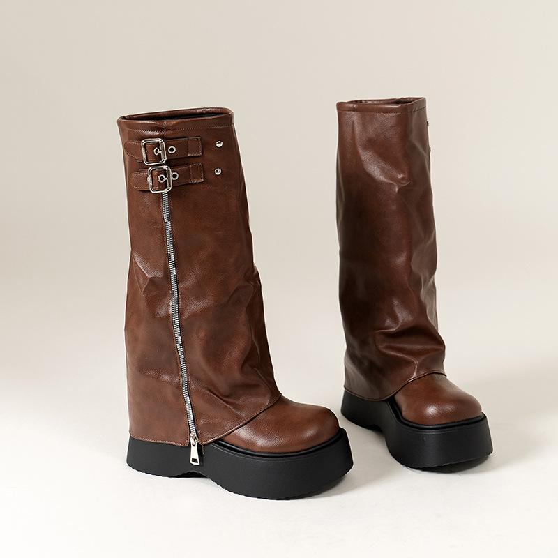 Черные ретро британские сапоги на толстом каблуке и платформе женские новые осенние 2025 тонкие и завышенные брюки рыцарские сапоги 40 коричневый
Черные ретро британские сапоги на толстом каблуке и платформе женские новые осенние 2025 тонкие и завышенные брюки рыцарские сапоги 40 коричневый