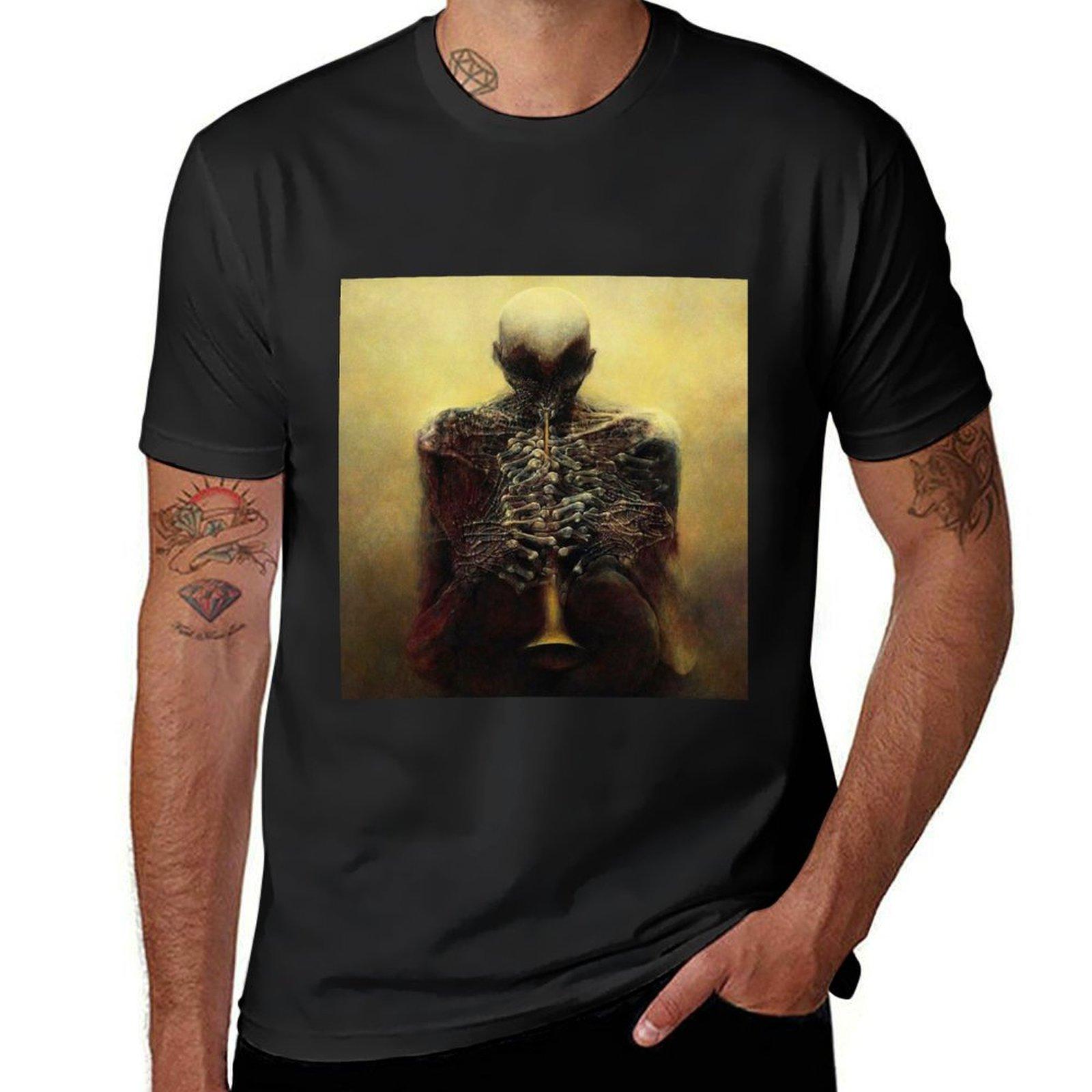 Zdzisaw Beksinski art T-Shirt anime clothes heavyweights summer tops T-shirt men XL
Zdzisaw Beksinski art T-Shirt anime clothes heavyweights summer tops T-shirt men XL