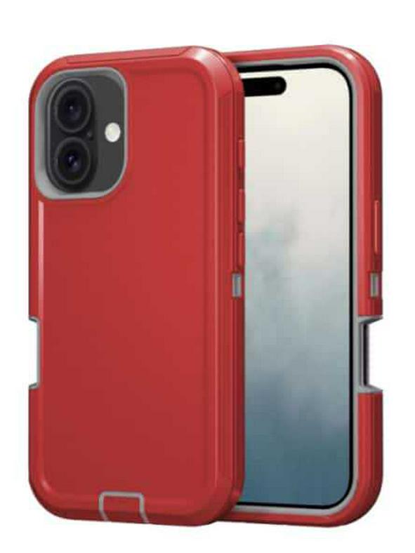 Надійний тривний корпус «три в одному» для iPhone 17: Міцний, водонепроникний, ударостійкий Phone Case яскраво-червоного кольору/сірий колір
Надійний тривний корпус «три в одному» для iPhone 17: Міцний, водонепроникний, ударостійкий Phone Case яскраво-червоного кольору/сірий колір