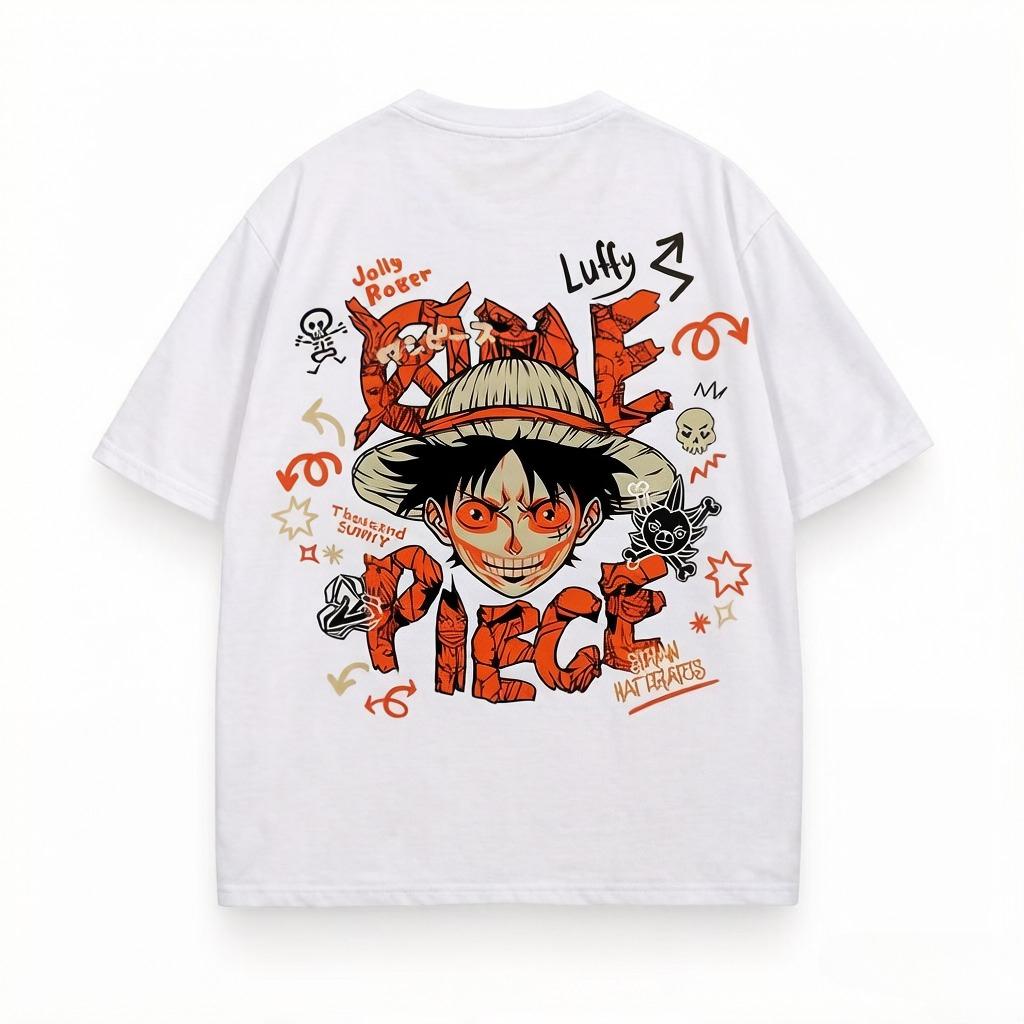 New Style One Piece Character Monkey D Luffy Japanese Classic Anime High Street Vintage Unisexs and Womens Shortsleeved Tshirt S
New Style One Piece Character Monkey D Luffy Japanese Classic Anime High Street Vintage Unisexs and Womens Shortsleeved Tshirt S