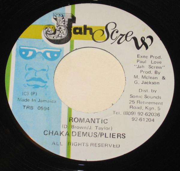 7inch Record CHAKA DEMUS & PLIERS - Romantic TRB0594 Jah Screw 1992 Jamaica Reggae, Ska & Dub Used
7inch Record CHAKA DEMUS & PLIERS - Romantic TRB0594 Jah Screw 1992 Jamaica Reggae, Ska & Dub Used