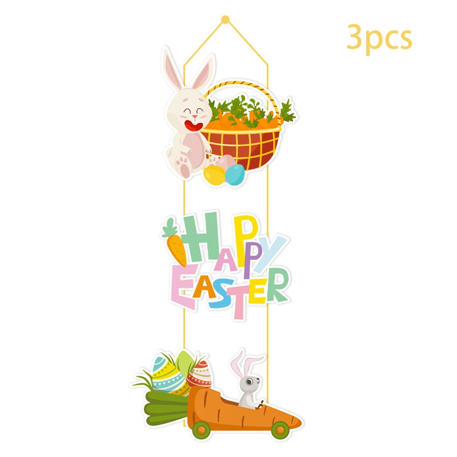 Easter Decorations Happy Porch Banner Bunny Egg Party Front Door Sign Wall Hanging Spring Decorations For Home Holiday Decor
Easter Decorations Happy Porch Banner Bunny Egg Party Front Door Sign Wall Hanging Spring Decorations For Home Holiday Decor