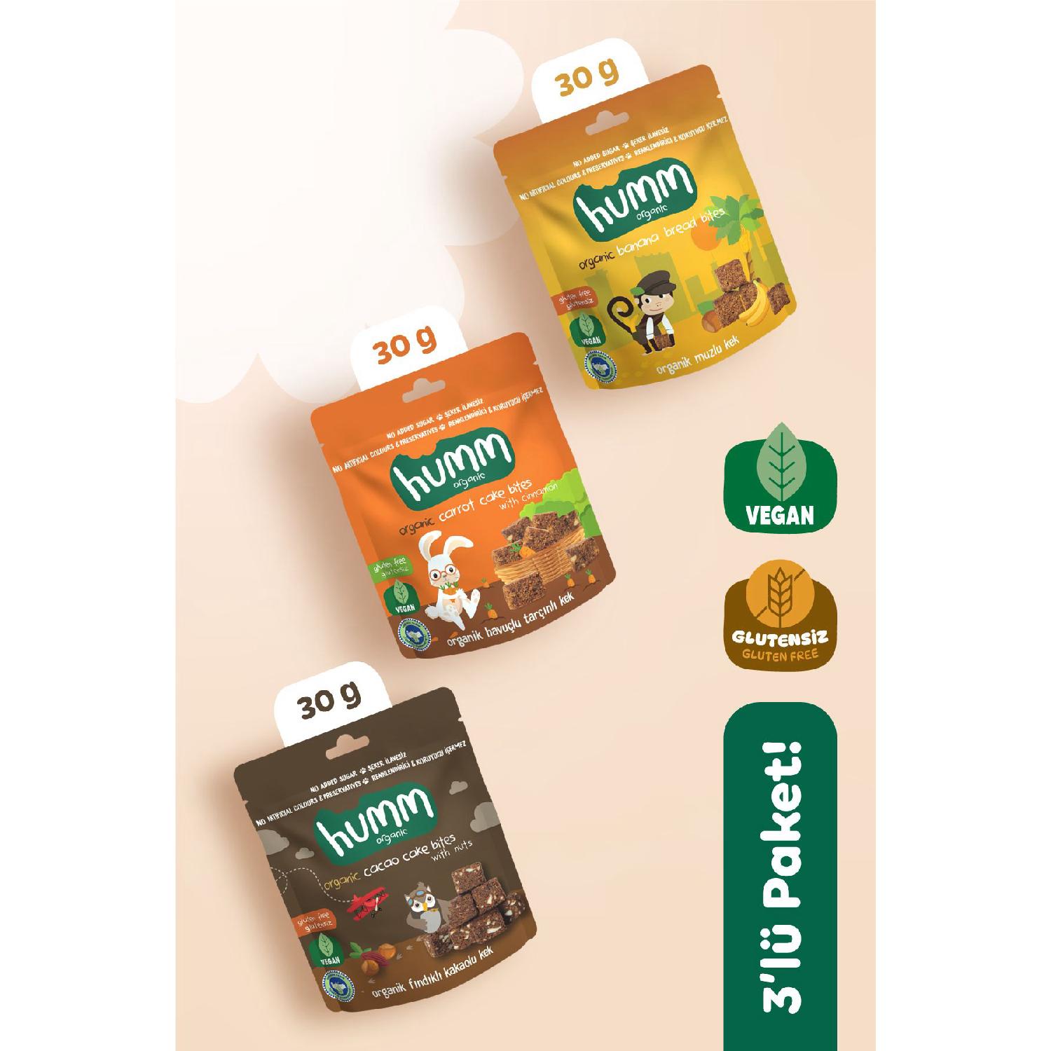 Органический безглютеновый веганский набор закусок для торта — 3 шт. (3 типа) 
Органический безглютеновый веганский набор закусок для торта — 3 шт. (3 типа)