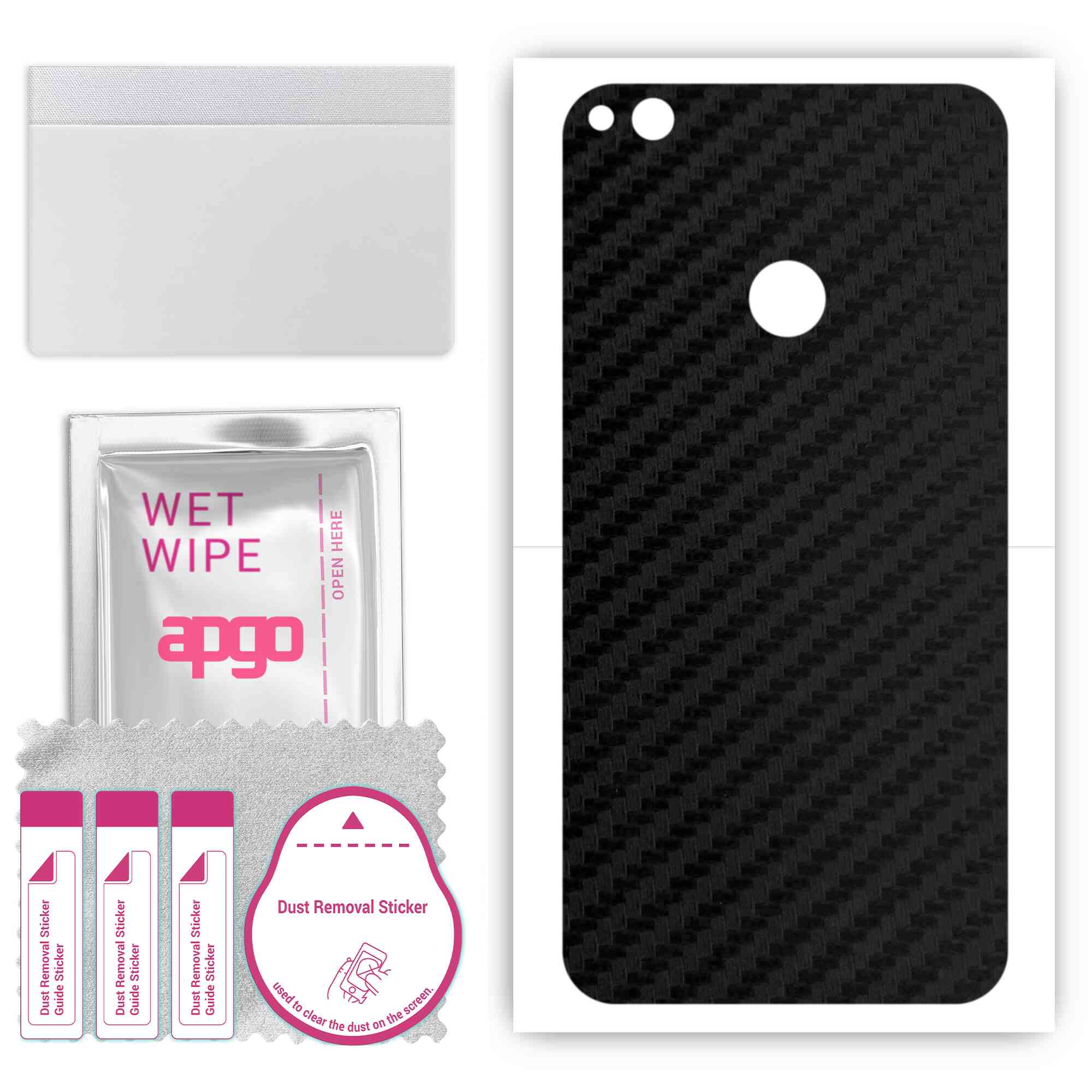 Apgo Protective Skin Sticker для задньої панелі, сумісний з Huawei P8 Lite (2017 р), Пакетна плівка, фольга, вініл – візерунок чорного вуглецю
Apgo Protective Skin Sticker для задньої панелі, сумісний з Huawei P8 Lite (2017 р), Пакетна плівка, фольга, вініл – візерунок чорного вуглецю