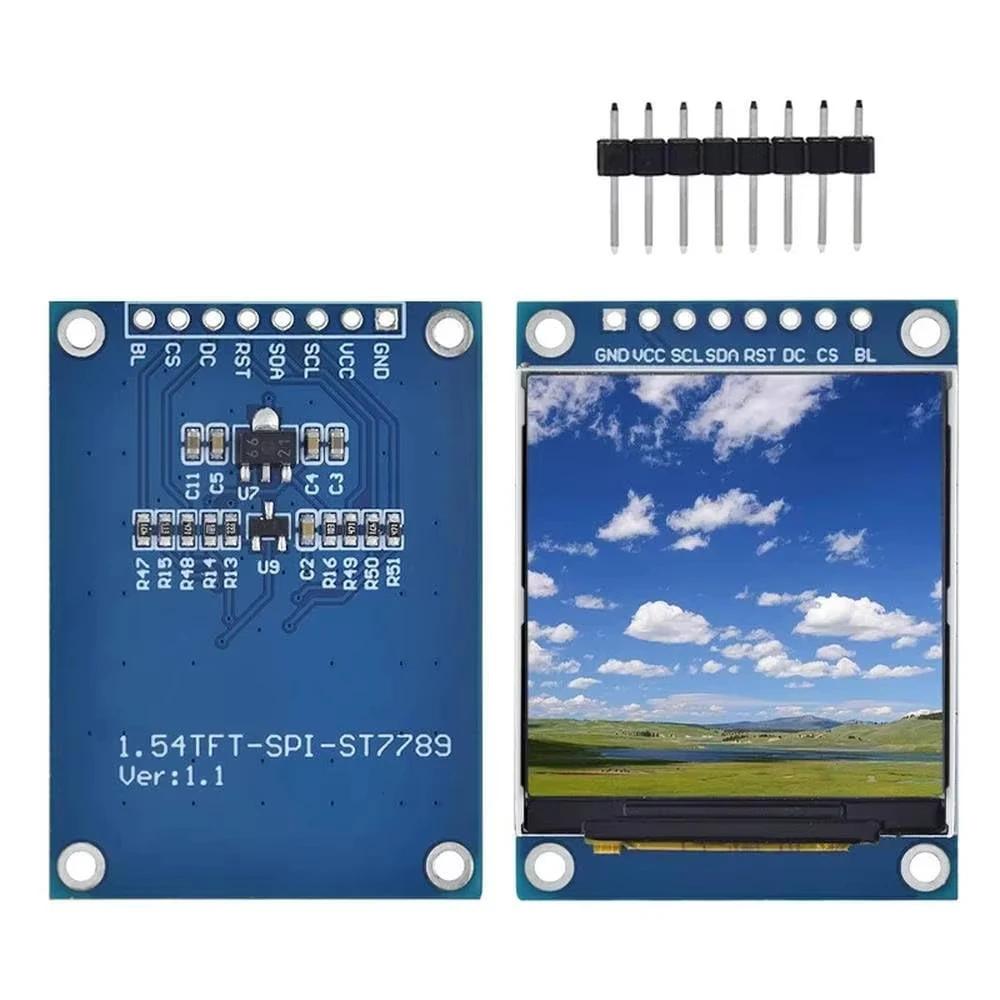 1.54 Inch 1.54 Full Color TFT Display Module HD IPS LCD LED Screen 240x240 SPI Interface ST7789 For Arduino
1.54 Inch 1.54 Full Color TFT Display Module HD IPS LCD LED Screen 240x240 SPI Interface ST7789 For Arduino