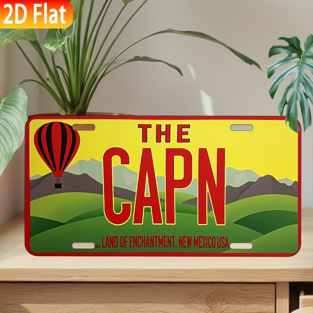 Vintage Aluminum License Plate Wall Decor Retro Metal Sign with The Capn Design Red Green Landscape Perfect 15x30cm(5.9x7.8inch)
Vintage Aluminum License Plate Wall Decor Retro Metal Sign with The Capn Design Red Green Landscape Perfect 15x30cm(5.9x7.8inch)