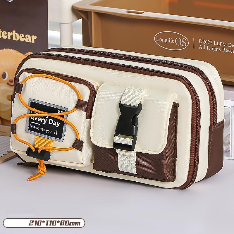 Large Capacity Industrial Style Canvas Pencil Case for Students School Supplies Storage Organizer
Large Capacity Industrial Style Canvas Pencil Case for Students School Supplies Storage Organizer