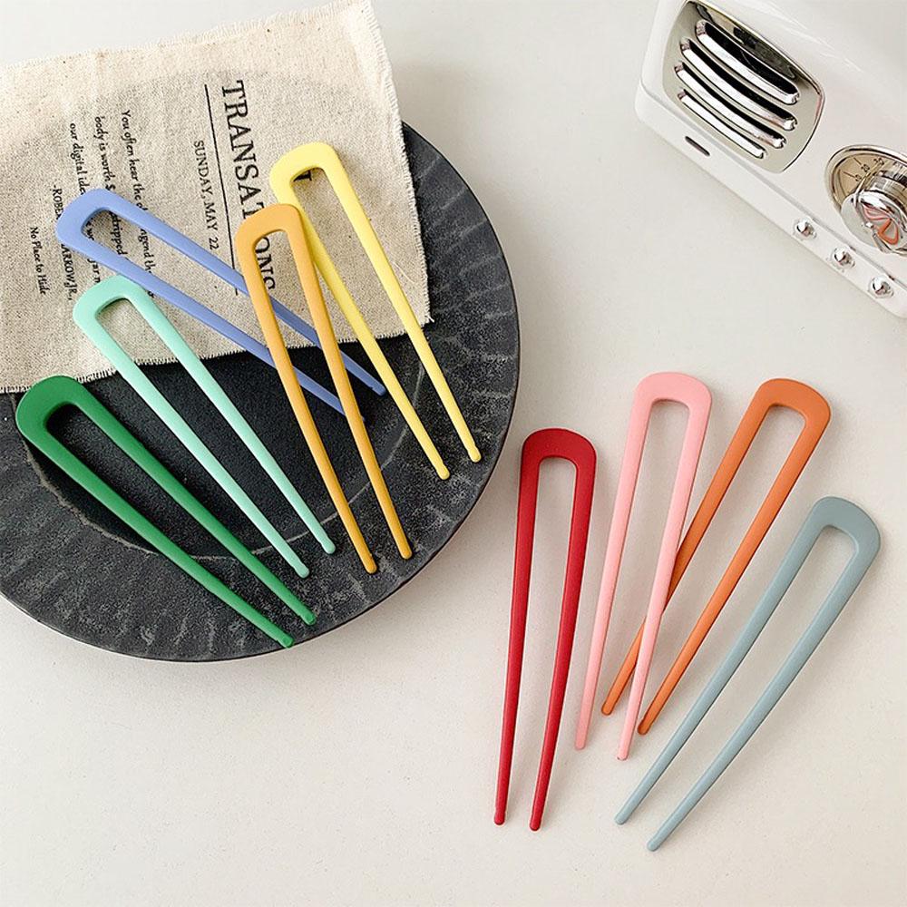 Elegant Stylish Convenient Colorful Minimalist U Shape Hair Sticks Styling Tool Hairpin Hair Fork
Elegant Stylish Convenient Colorful Minimalist U Shape Hair Sticks Styling Tool Hairpin Hair Fork