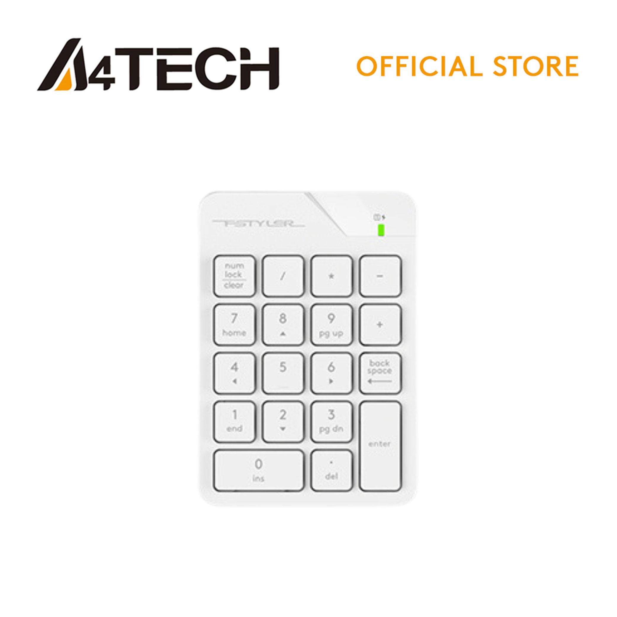 A4Tech FGK21C 2.4G Rechargeable Wireless Numeric Keypad білий
A4Tech FGK21C 2.4G Rechargeable Wireless Numeric Keypad білий