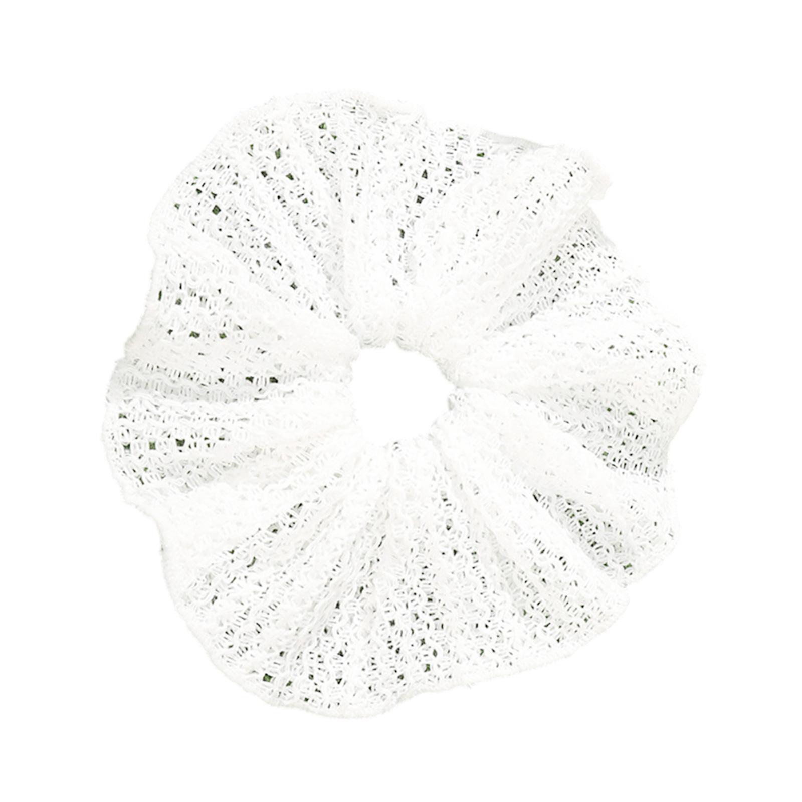 Elegant White Textured Hair Scrunchie Crocheted Design Elastic Ponytail Holder For Women Girls Daily Use Accessory білий
Elegant White Textured Hair Scrunchie Crocheted Design Elastic Ponytail Holder For Women Girls Daily Use Accessory білий
