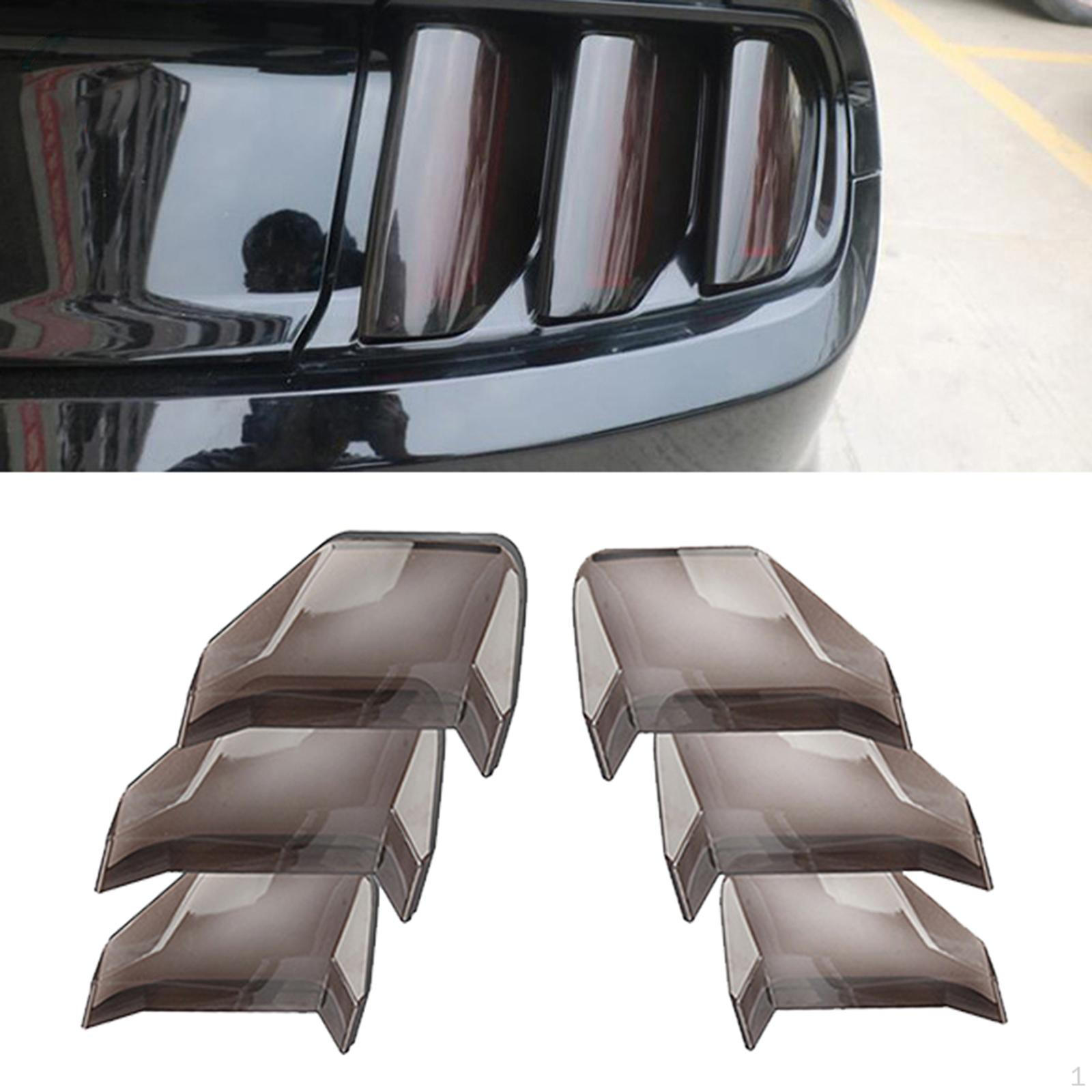 6x Car Rear Lamp Cover for 2018 2019, Smoked Black
6x Car Rear Lamp Cover for 2018 2019, Smoked Black