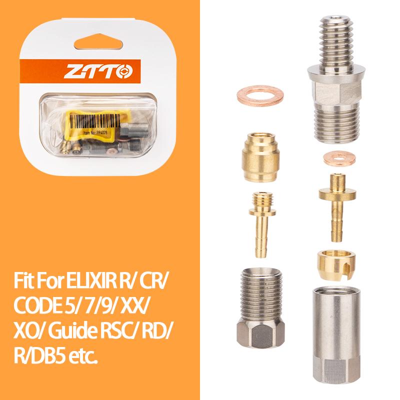 ZTTO Bicycle Oil Needle Olive Heads Hydraulic Disc Brake Hose Connector Bike Accessories Replacement Insert Set For BH90 Hope SR
ZTTO Bicycle Oil Needle Olive Heads Hydraulic Disc Brake Hose Connector Bike Accessories Replacement Insert Set For BH90 Hope SR