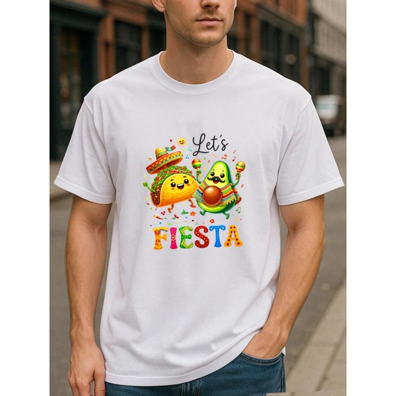 Let S FIESTA - A Mexican Cuisine-Themed Festive Party Casual Breathable T-Shirt, Versatile for Daily Wear, Suitable for Both Daily And Home Use S
Let S FIESTA - A Mexican Cuisine-Themed Festive Party Casual Breathable T-Shirt, Versatile for Daily Wear, Suitable for Both Daily And Home Use S