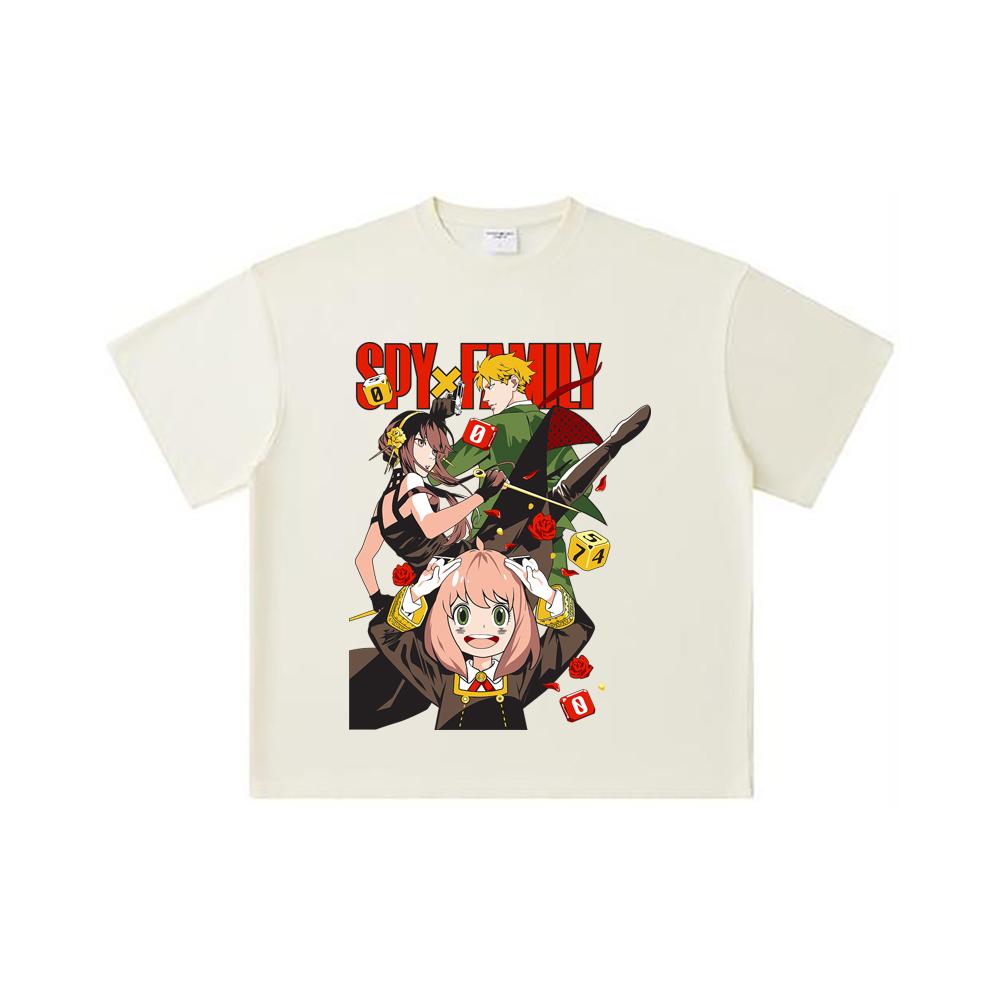 260 GSM Double Yarn 32 Count 100% Cotton Spy Family V2 Print Unisex Heavy Cotton T Shirt S
260 GSM Double Yarn 32 Count 100% Cotton Spy Family V2 Print Unisex Heavy Cotton T Shirt S