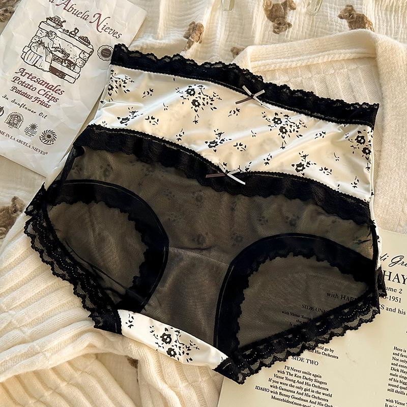 Женское нижнее белье больших размеров в стиле ретро с бантом и цветком, с высокой посадкой, сексуальное кружевное, дышащее, треугольное 3XL чёрный
Женское нижнее белье больших размеров в стиле ретро с бантом и цветком, с высокой посадкой, сексуальное кружевное, дышащее, треугольное 3XL чёрный