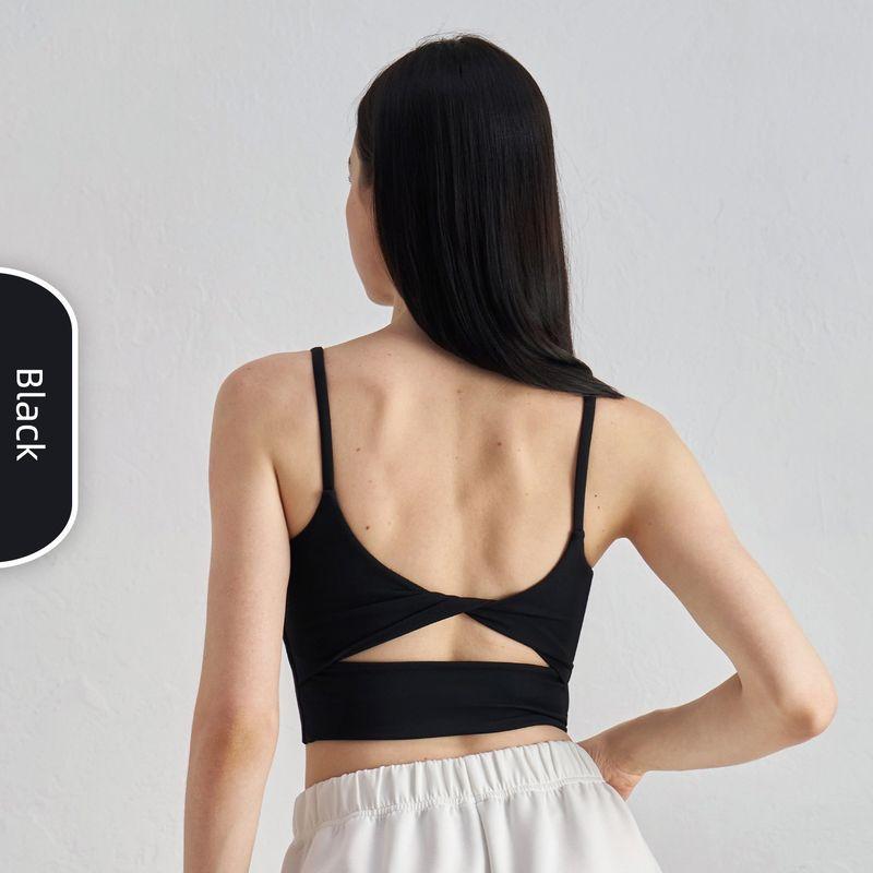 Nude Feel Detachable Sports Vest Female Beauty Back Hollow out Butterfly Twist Yoga Bra Running Workout Underwear Sling L Black Bra
Nude Feel Detachable Sports Vest Female Beauty Back Hollow out Butterfly Twist Yoga Bra Running Workout Underwear Sling L Black Bra