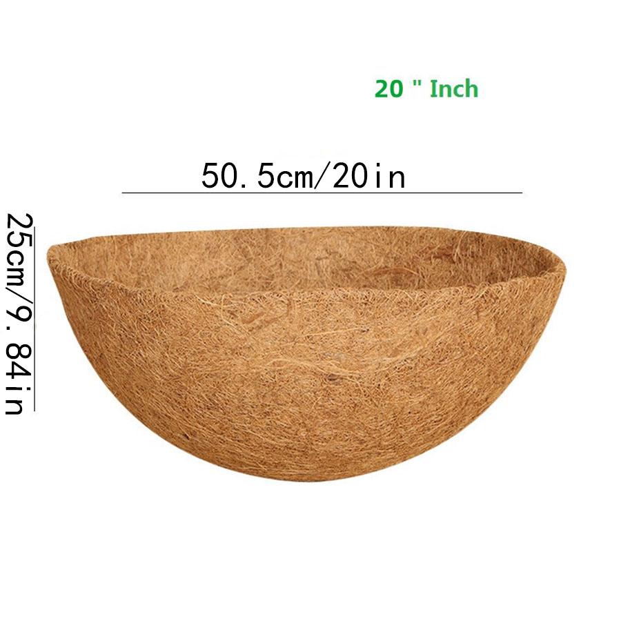 New Coconut Brown Hanging Basket, Coconut Cloth Cushion, Flower Basket, Orchid Potting, Natural Material, Round Balcony Flower P
New Coconut Brown Hanging Basket, Coconut Cloth Cushion, Flower Basket, Orchid Potting, Natural Material, Round Balcony Flower P