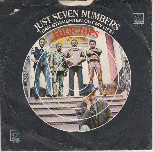 7inch Record FOUR TOPS Just Seven Numbers Can Straighten M1175 Motown 1970 US SoulFunk Used
7inch Record FOUR TOPS Just Seven Numbers Can Straighten M1175 Motown 1970 US SoulFunk Used