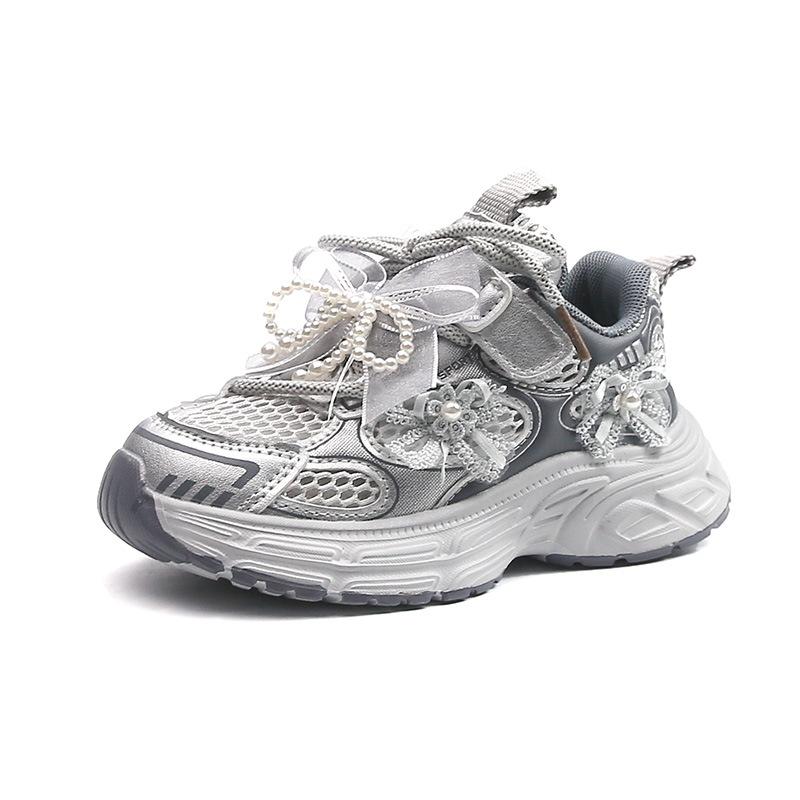Spring Mesh Bow Kids Sneakers Casual Breathable Shoes for Girls size 27 серый
Spring Mesh Bow Kids Sneakers Casual Breathable Shoes for Girls size 27 серый