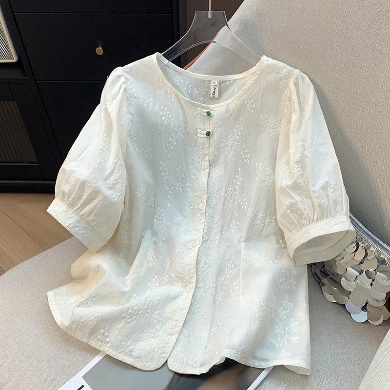 Літо 2025 нова сорочка з круглим вирізом, коротким рукавом та вишивкою, жіночий маленький свіжий та тонкий дизайн, кардиган у закордонному стилі L абрикосовий
Літо 2025 нова сорочка з круглим вирізом, коротким рукавом та вишивкою, жіночий маленький свіжий та тонкий дизайн, кардиган у закордонному стилі L абрикосовий