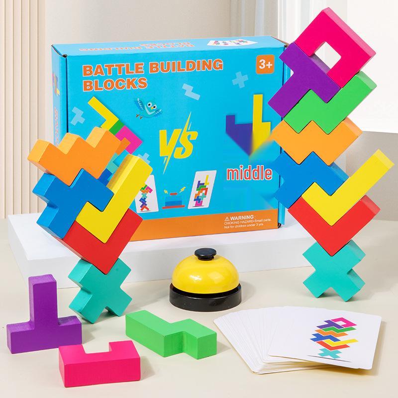 Tetris Battle Blocks: Children s Educational Wooden Toy for Early Learning and Logical Thinking Development.
Tetris Battle Blocks: Children s Educational Wooden Toy for Early Learning and Logical Thinking Development.