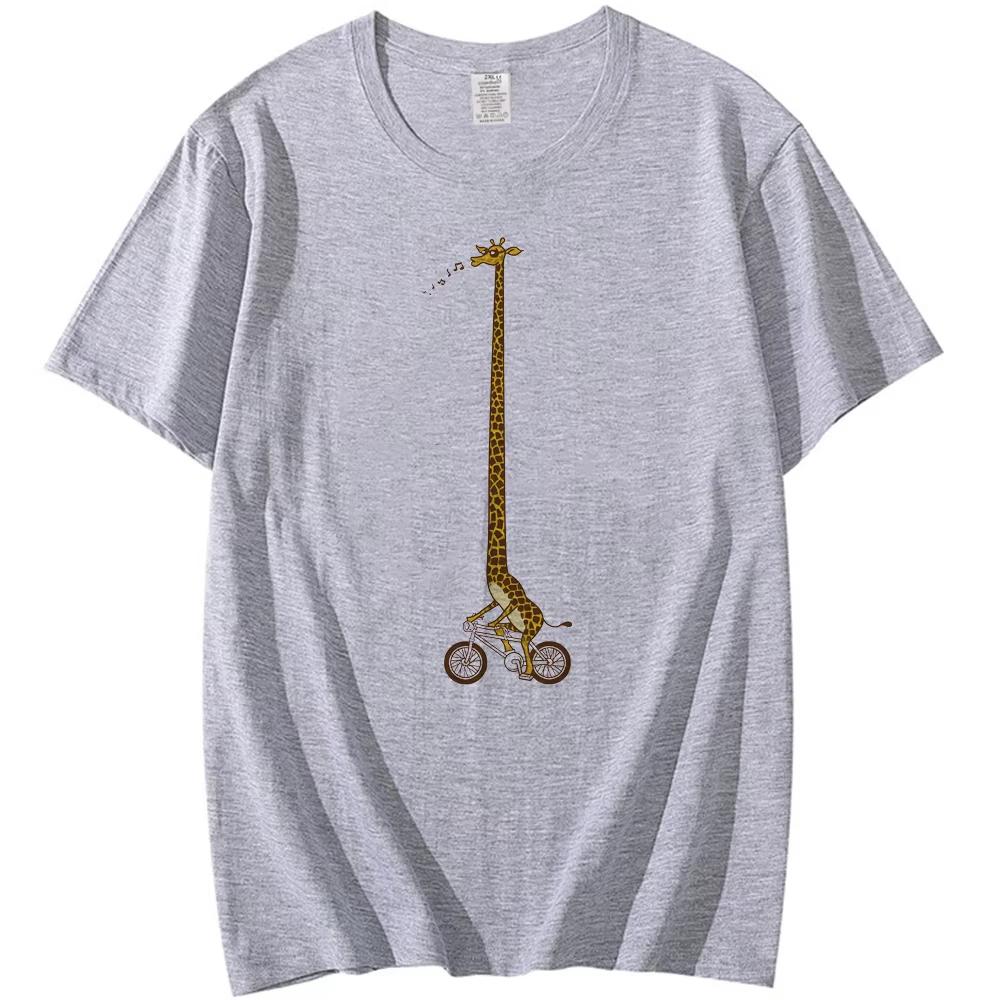 Funny UNISEX T Shirt Giraffe Ride Bicycle Classic Tshirt Long Giraffe Bike Ride Print Tshirt Male Streetwear Tops S
Funny UNISEX T Shirt Giraffe Ride Bicycle Classic Tshirt Long Giraffe Bike Ride Print Tshirt Male Streetwear Tops S