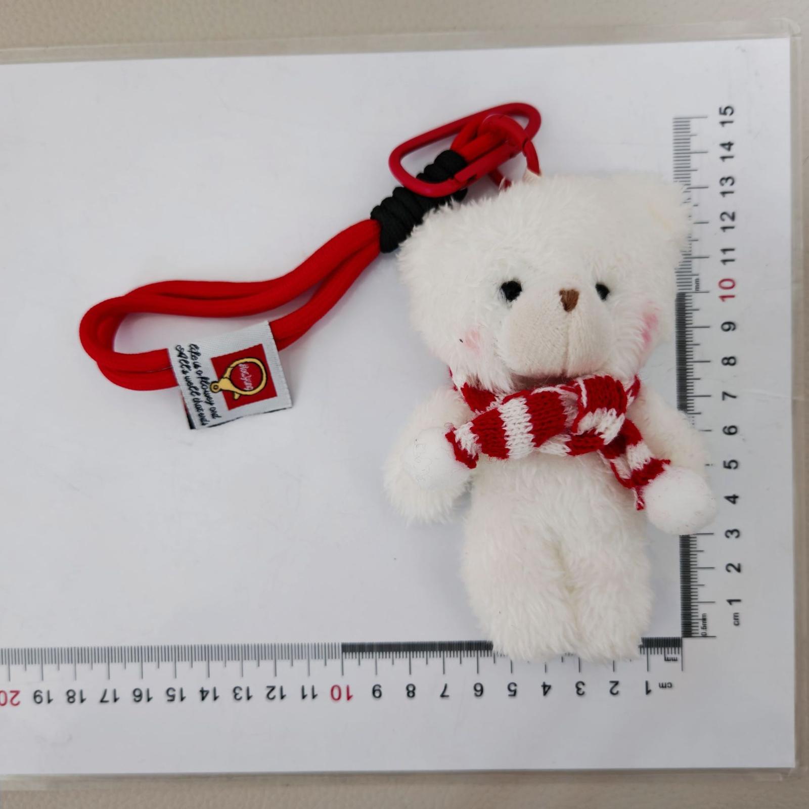 Plush Teddy Bear Scarf Keychain Accessory Soft Stuffed Animal Bag Charm Couple Pendant Plush Toy Hanging Decoration One Size
Plush Teddy Bear Scarf Keychain Accessory Soft Stuffed Animal Bag Charm Couple Pendant Plush Toy Hanging Decoration One Size