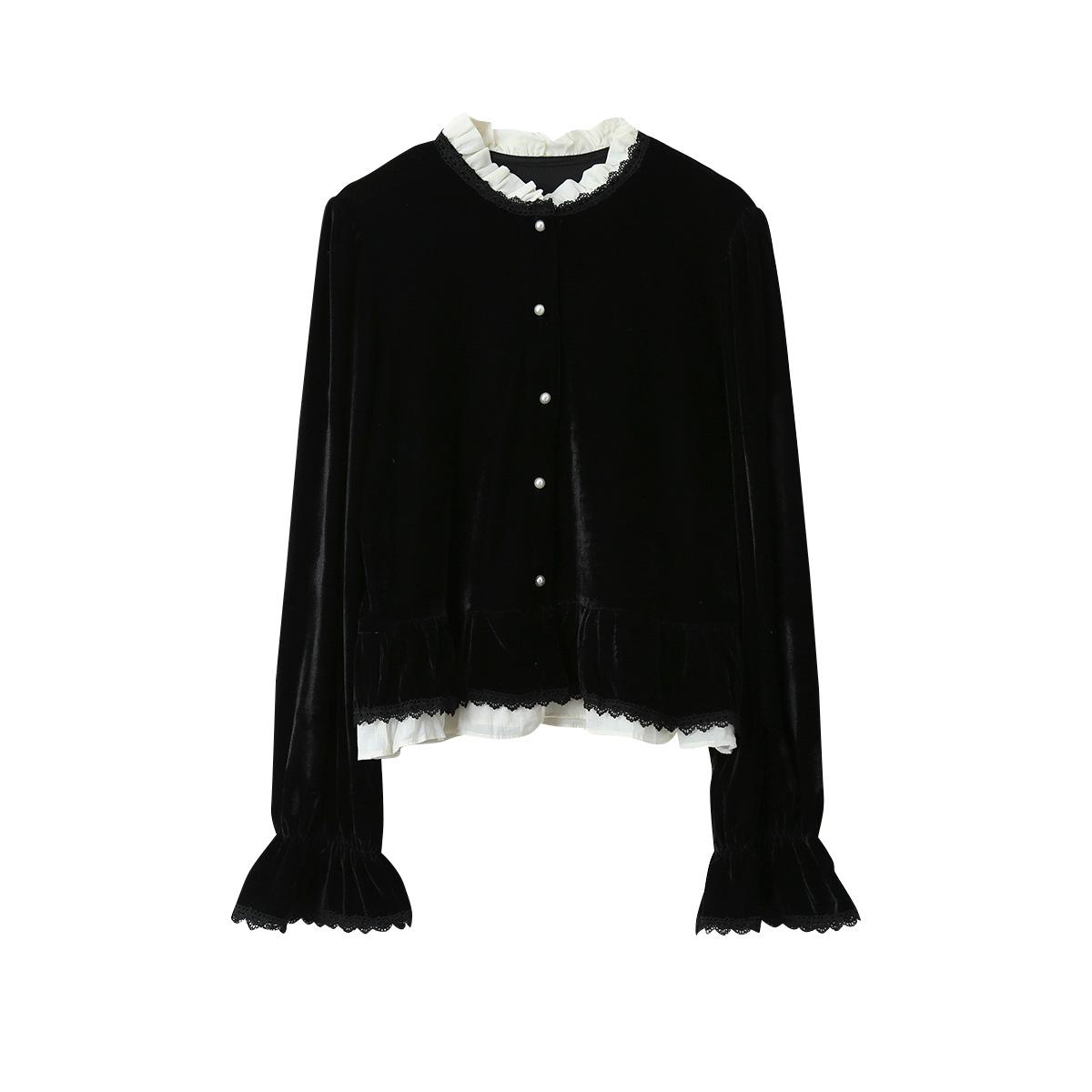 Xiaomi Yinuo Color Block Patchwork Velvet Shirt - Women s Slimming Long Sleeve Cardigan Top One Size
Xiaomi Yinuo Color Block Patchwork Velvet Shirt - Women s Slimming Long Sleeve Cardigan Top One Size