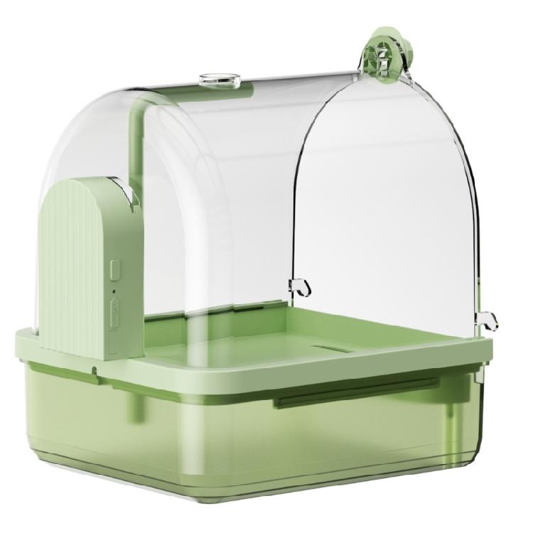 Hanging Bathtubs Shower Box Parrots Bathtubs Clear Automatic Visible Bath Shower for Small Birds Birdcage Decoration
Hanging Bathtubs Shower Box Parrots Bathtubs Clear Automatic Visible Bath Shower for Small Birds Birdcage Decoration