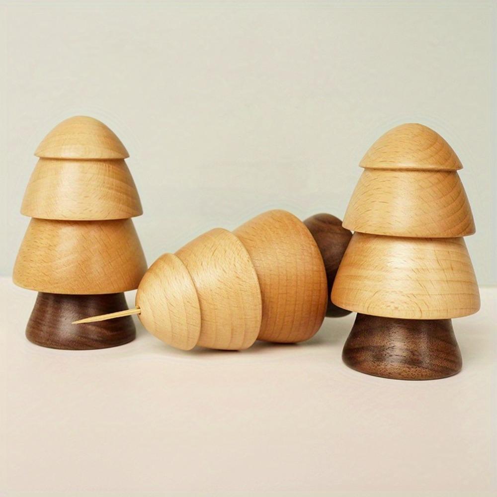 1PC Wooden Tree-shaped Toothpick Box Christmas Desktop Decoration Storage Box Home Kitchen Toothpick Holder 1PC
1PC Wooden Tree-shaped Toothpick Box Christmas Desktop Decoration Storage Box Home Kitchen Toothpick Holder 1PC