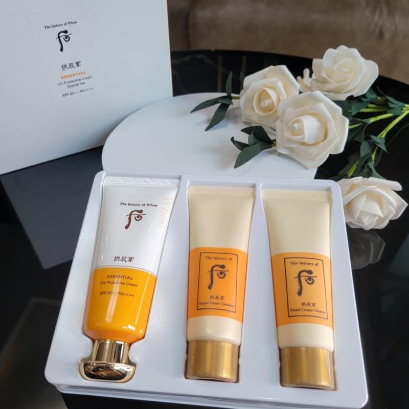 The History of Whoo Gongjinhyang Essential Sun Cream Set, Anti-Aging, Moisturizing, Korean Cosmetics, Kbeauty, sample
The History of Whoo Gongjinhyang Essential Sun Cream Set, Anti-Aging, Moisturizing, Korean Cosmetics, Kbeauty, sample