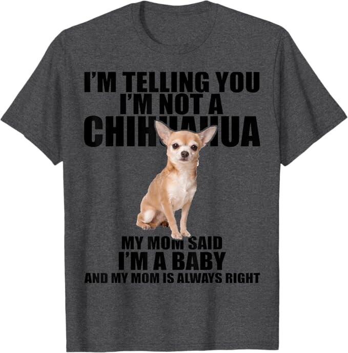 Chihuahua Dog Shirt I#039m telling you I#039m not a Chihuahua Tee TShirt Unisex T-Shirt XL
Chihuahua Dog Shirt I#039m telling you I#039m not a Chihuahua Tee TShirt Unisex T-Shirt XL