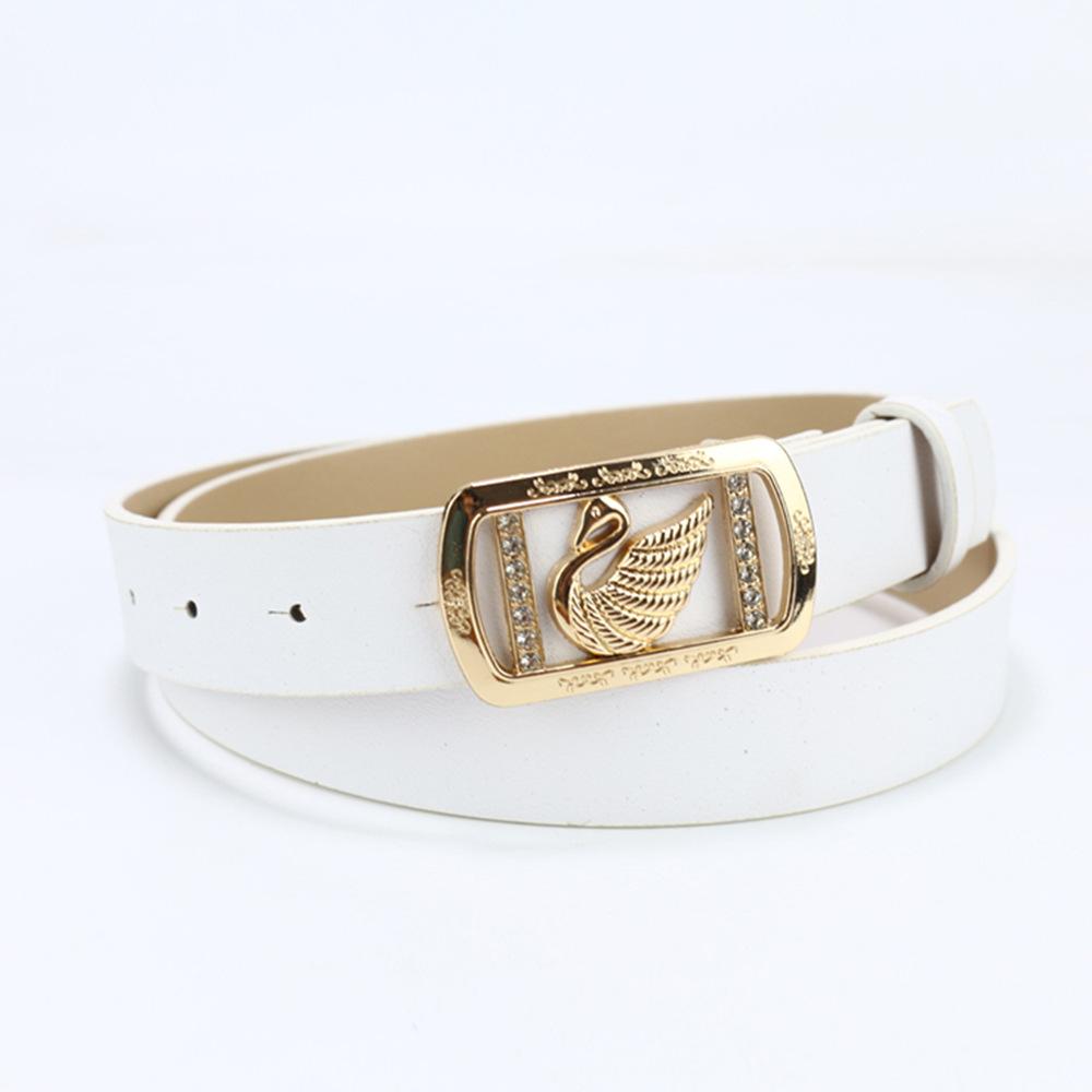 Belt Women S Premium Sense Swan Snap Jeans Summer Niche Pu Belt Length 108cm, Width 2.8cm белый
Belt Women S Premium Sense Swan Snap Jeans Summer Niche Pu Belt Length 108cm, Width 2.8cm белый