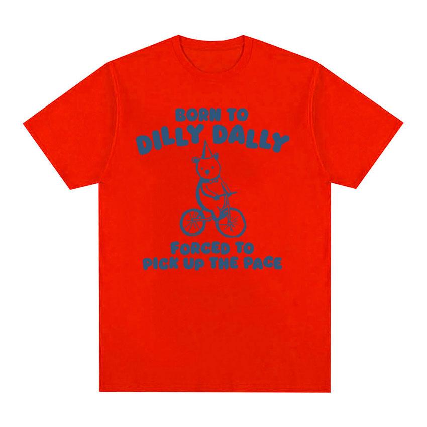 2025 Summer Born To Dilly Dally Raccoon Funny Meme TShirt Unisex Women High Quality Tops Clothing 100 Pure Cotton Printed Tshirt S
2025 Summer Born To Dilly Dally Raccoon Funny Meme TShirt Unisex Women High Quality Tops Clothing 100 Pure Cotton Printed Tshirt S